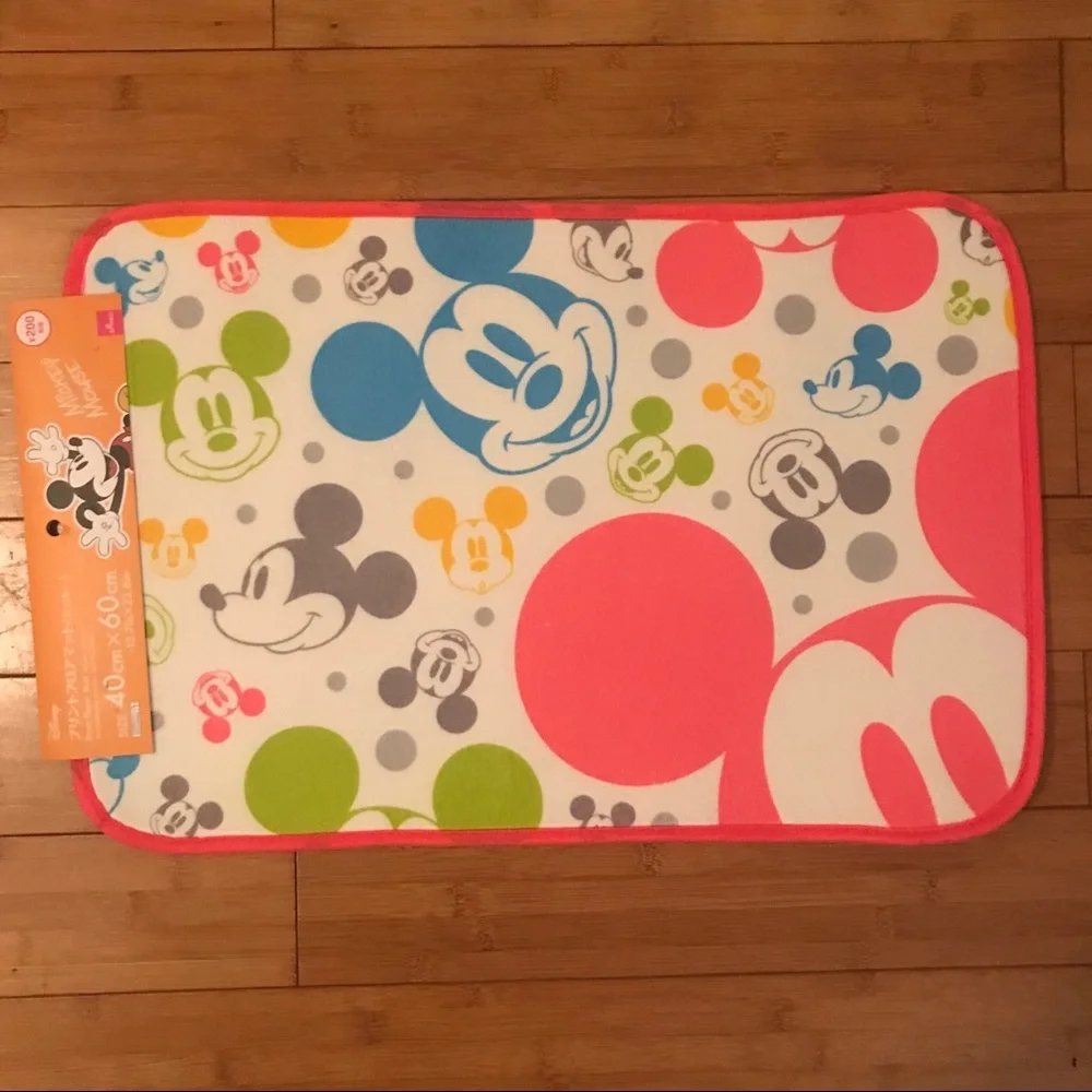 💗 Disney x Daiso Japan Retro Mickey Floor Mat